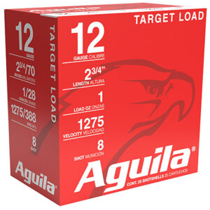 Aguila 1CHB1328 Target Load Competition 12 Gauge 2.75" 1 oz 8 Shot 25 Per Box/ 10 Case | Elite Firearms