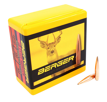 Berger Bullets 25586 Elite Hunter Outer Limits 25 Cal .257 133 gr Boat Tail 100 Per Box | Elite Firearms