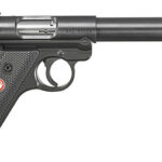 Ruger 40178 Mark IV Target Exclusive Configuration 22 LR 10+1 5.50" Blued Steel/Threaded/Bull Barrel, Blued Steel Slide & Aluminum Frame, Black Checkered Polymer Grips | Elite Firearms