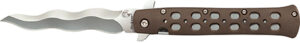 Cold Steel CS-26SK4 Ti-Lite  4" Folding Plain Kris AUS 10A Steel Blade/Flat Dark Earth Griv-Ex Handle | Elite Firearms