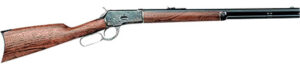 Cimarron AS621 1892 Short 357 Mag/38Special 10+1 20" Blued Round Barrel, Color Case Hardened Receiver, Walnut Furniture | Elite Firearms