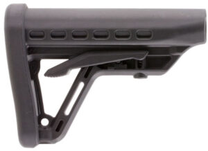 Archangel AA125 Low-Profile Black Synthetic, 6 Position, Fits AR-Platform with Commercial Tube | Elite Firearms
