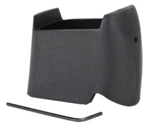 Pachmayr 03851 Mag Sleeve Compatible w/Glock 17/22 Mags To Fit Glock 26/27 Models, Black Polymer | Elite Firearms