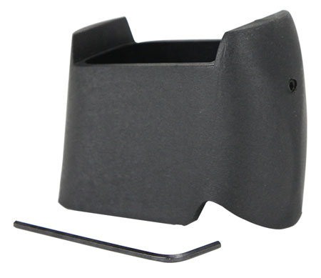 Pachmayr 03851 Mag Sleeve Compatible w/Glock 17/22 Mags To Fit Glock 26/27 Models, Black Polymer | Elite Firearms