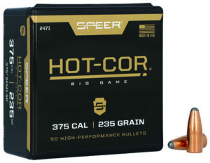 Speer 2471 Hot-Cor 375 Cal .375 235 gr Semi Spitzer Soft Point 50 Per Box/ 5 Case | Elite Firearms