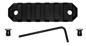 GrovTec US Inc GTSW228 3 Inch 7 Slot Keymod  Black Anodized | Elite Firearms