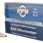 PPU PP2431 Standard Rifle  243 Win 90 gr Soft Point 20 Per Box/ 10 Case