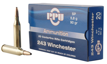 Prvi-Partizan .243 Winchester 90gr Brass – 20rd