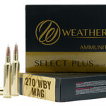 Weatherby N270150PT Select Plus 270 Wthby Mag 150 gr Nosler Spitzer Partition 20 Per Box/ 10 Case | Elite Firearms