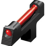 HiViz CT2009 Front Sight for Tenon Style 1911 Black | Red Interchangeable Fiber Optic | Elite Firearms
