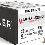 Nosler 35631 Varmageddon 22 Cal .224 62 gr Flat Base Hollow Point/ 100 Per Box | Elite Firearms