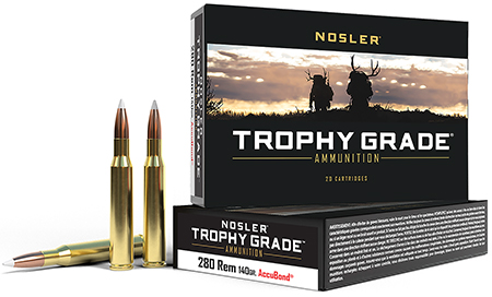 Nosler 48545 Trophy Grade 280 Rem 140 gr Nosler AccuBond 20 Per Box/ 10 Case | Elite Firearms