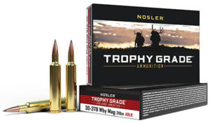 Nosler 60133 Trophy Grade Long-Range 30-378 Wthby Mag 210 gr Nosler Spitzer AccuBond Long Range 20 Per Box/ 10 Case | Elite Firearms
