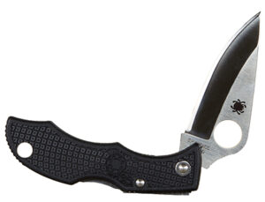 Spyderco Ladybug 3 1.94" Folding Clip Point Plain VG-10 Stainless Steel Blade FRN Black Handle | Elite Firearms