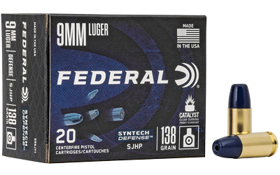 Federal 9mm Luger 138gr Brass – 20rd