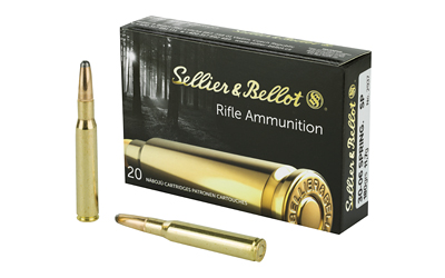 Sellier-Bellot .30-06 Springfield 180gr SP Brass – 20rd