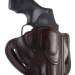 1791 Gunleather RVH1SBRR RVH1 OWB Size 01 Signature Brown Leather Belt Slide Fits S&W J Frame/Ruger LCR/S&W 38 Belt Up to 1.75" Wide Right Hand | Elite Firearms