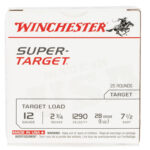 Winchester Ammo TRGT12907 Super-Target Light Target 12 Gauge 2.75" 1 oz 7.5 Shot 25 Per Box/ 10 Case