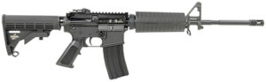 Bushmaster 0010011BLK M4 Patrolman's 5.56x45mm NATO 16" 30+1 Black Rec/Barrel Black 6 Position Collapsible Stock Black Polymer Grip A2 Front Sight Right Hand | Elite Firearms