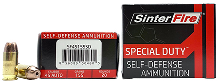 Sinterfire .45 ACP 155gr Brass – 20rd