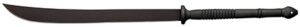 Cold Steel CS97THAMS Thai  22" Black Matte Baked-On Anti Rust 1055 Carbon Steel Blade/ Flat, Oval Black w/Steel Guards Polypropylene Handle 36.50" Long Includes Sheath | Elite Firearms