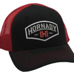 Hornady 99214 Established Mesh Cap Black Red Structured | Elite Firearms