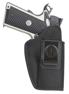 1791 Gunleather PNIWB4BLKL Premium Nylon  IWB Size 04 Black Ballistic Nylon Clip-On Left Hand | Elite Firearms