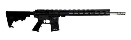 Great Lakes Firearms AR-15 450 Bushmaster 5+1 18" Stainless Barrel, Black Rec, A2 Grip, Carbine Stock, Compensator | Elite Firearms