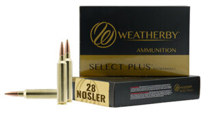 Weatherby M28NS163HCB Select Plus 28 Nosler 163 gr Hammer Custom 20 Per Box/ 10 Case | Elite Firearms