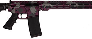 Great Lakes Firearms GL15223SSMMAN AR-15 Mission 223 Wylde 30+1 16", Manhattan Camo Rec/15" M-Lok Handguard, Black Carbine Stock & A2 Grip, Muzzle Brake