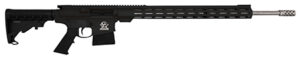 Great Lakes Firearms GL10243SSBLK AR-10  243 Win 5+1 24" Stainless Threaded Barrel, Black Picatinny Rail Aluminum Receiver, 20" M-LOK Handguard, Black Hogue OverMolded Stock, Mil-Spec Grip, Right Hand | Elite Firearms