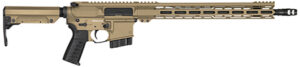CMMG 28A670CCT Resolute MK4 22 ARC Black Nitride Threaded Barrel, Coyote Tan Cerakote Picatinny Rail Aluminum Receiver, M-LOK Handguard, Black Synthetic CMMG 6 Position RipStock, Black Polymer Grip | Elite Firearms