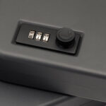 SnapSafe 75240 Lock Box  XL Combination/Key Entry Black Steel 10" W x 7" H x 2" D
