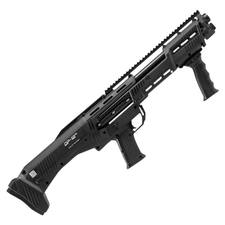 Standard Mfg DP12 DP-12 12 Gauge Pump 3" 14+2 18.88" Black Double Barrel, Black Picatinny Rail Aluminum Receiver, Picatinny Handguard, Black Synthetic Stock | Elite Firearms