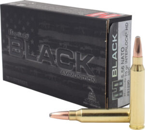 Hornady 81296 Black 5.56x45mm NATO 75 gr InterLock Heavy Duty 20 Per Box/ 10 Case