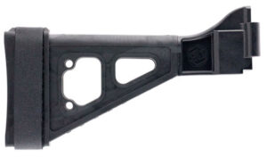 SB Tactical SBT01SB SBT Side Folding Black Synthetic with 10.50" OAL & Nylon Strap for H&K UMP, B&T APC (Tube Not Included) | Elite Firearms