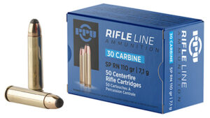 PPU PP30S Standard Rifle 30 Carbine 110 gr Soft Point Round Nose 50 Per Box/ 10 Case