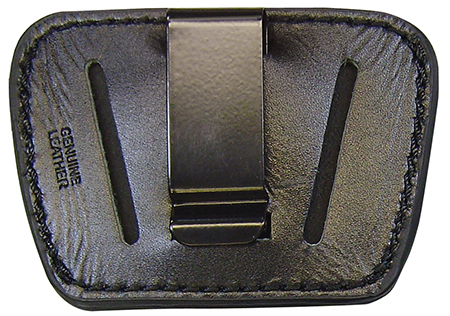 PSP 036BLK Belt Slide IWB/OWB Leather Belt Clip/Slide Fits Small/Med Semi-Auto Ambidextrous
