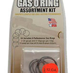 Carlson's Choke Tubes 00066 Gas O-Ring Assortment Kit 12 Gauge 20 Gauge Rubber/Graphite Coated Shotgun | Elite Firearms