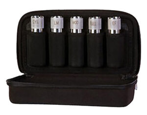 Carlson's Choke Tubes 00400 Choke Tube Case Protective Case Black Holds 5 Chokes Nylon Textured | Elite Firearms