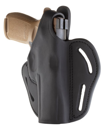 1791 Gunleather BHX5SBLR BHX OWB 05 Stealth Black Leather Belt Slide Fits Sig P320/Ruger Security-9 | Elite Firearms