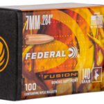 Federal FB284F1 Fusion Component  7mm .284 140 gr Fusion Soft Point 100 Per Box/ 4 Case | Elite Firearms