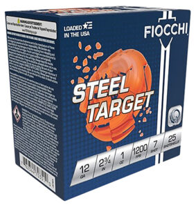 Fiocchi 12SLR7 Steel Target 12Gauge 2.75" 1oz 7Shot 25 Per Box/10 Case | Elite Firearms