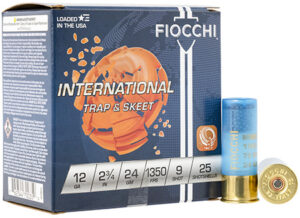 Fiocchi 12IN249 Exacta Target International Trap & Skeet 12Gauge 2.75" 24gram 9Shot 25 Per Box/10 Case | Elite Firearms