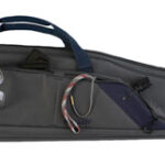 Allen 64250 Kenosha Rifle Case 50" Gray Endura w/Indigo Trim, Foam Padding, Gusseted Accessory Pockets, Lockable Zippers & Adjustable Sling | Elite Firearms