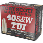 Fort Scott Munitions 400125SCV Tumble Upon Impact (TUI)  40S&W 125gr Solid Copper Spun 20 Per Box/25 Case | Elite Firearms