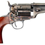 Taylors & Company 550958 The Hickok Open-Top 38 Special Caliber with 3.50" Blued Finish Barrel, 6rd Capacity Blued Finish Cylinder, Color Case Hardened Finish Steel Frame & Walnut Army Size Grip | Elite Firearms