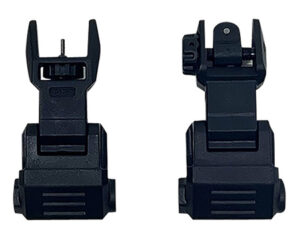 NcStar VG167 Picatinny High Profile Front and Rear Sight Set Black Polymer | Elite Firearms
