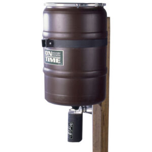 On Time 50003 Elite Lifetime Fish Feeder Combo 25 Gallon Capacity, Built-In Agitator Rod, Steel Band with Welded Bracket | Elite Firearms