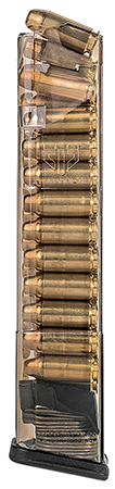 ETS Group GLK22170 Pistol Mags 24rd Extended 40 S&W Compatible w/Glock 22/23/24/27/35 Gen1-4 Clear Polymer | Elite Firearms